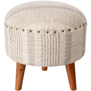Sophisticated 16"H x 16"W Ottoman