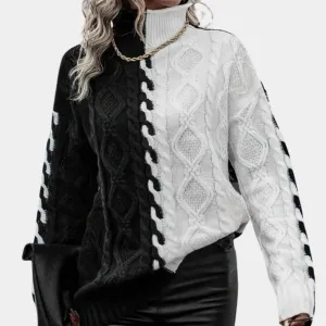 Sophisticated Lujza Women's Turtleneck Sweater: Stylish & Modern
