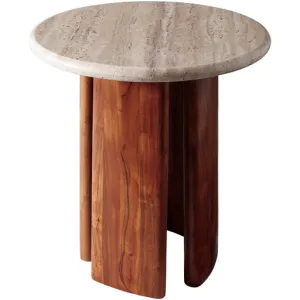 Sophisticated Marble Base Side Table