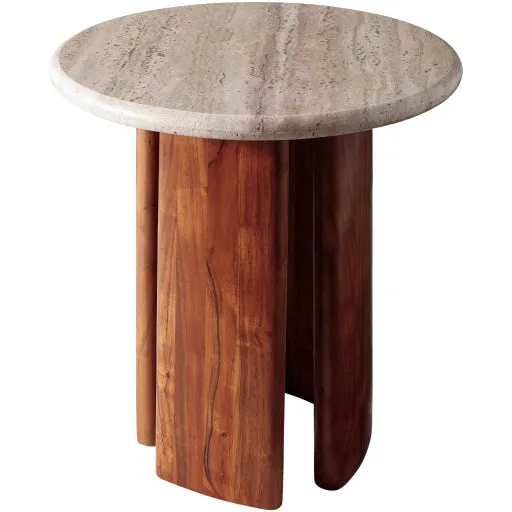 Sophisticated Marble Base Side Table