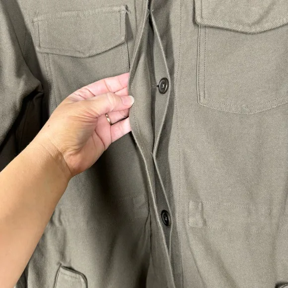 Standard James Perse Drawstring Military Utility Jacket Green Women’s 3 Or Large