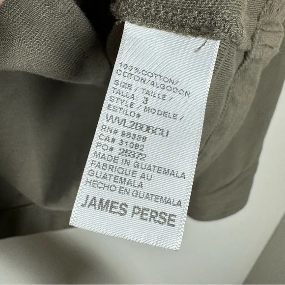 Standard James Perse Drawstring Military Utility Jacket Green Women’s 3 Or Large