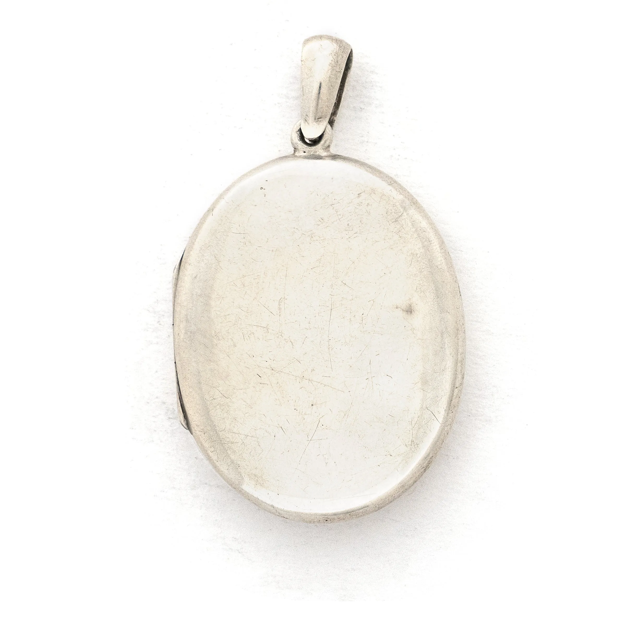 Sterling Silver Forget-Me-Not Antique Locket