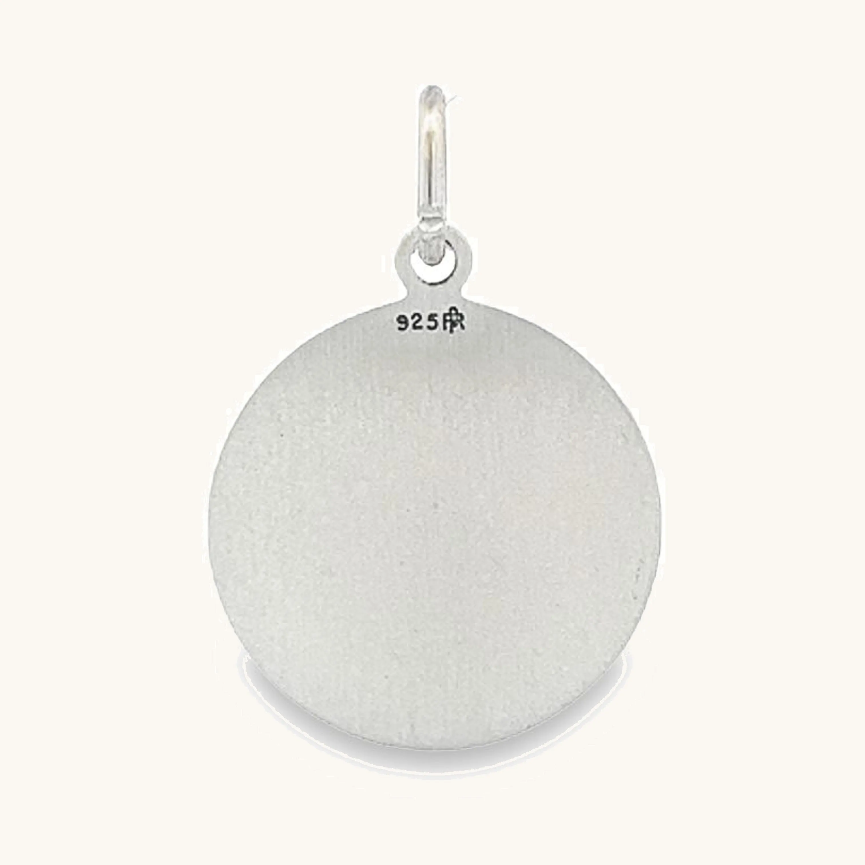 STERLING SILVER SAINT PATRICK MEDAL | ROUND