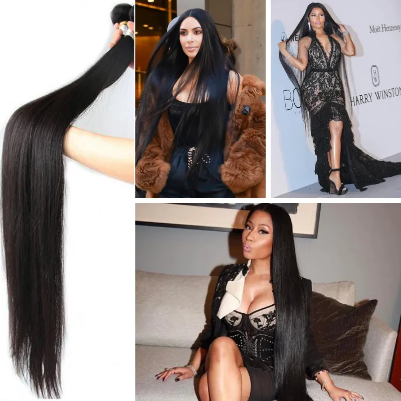 Straight Long 32-56 Inches High Quality Human Hair