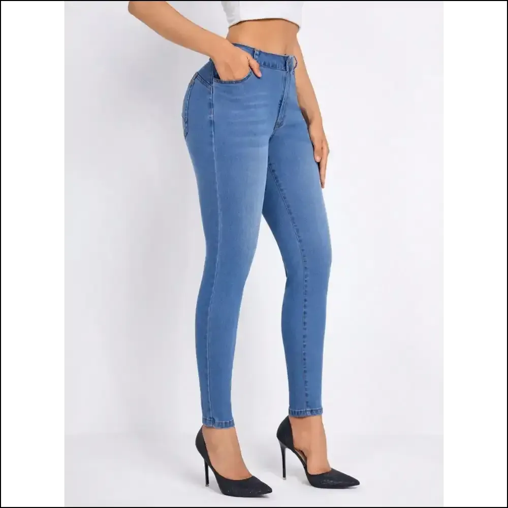 Strut your Stuff in Playful High Rise Skinny Jeans from Needful Things! 💃
