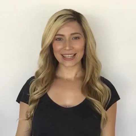 Stylish personality gold long wave wig（Hair root black）
