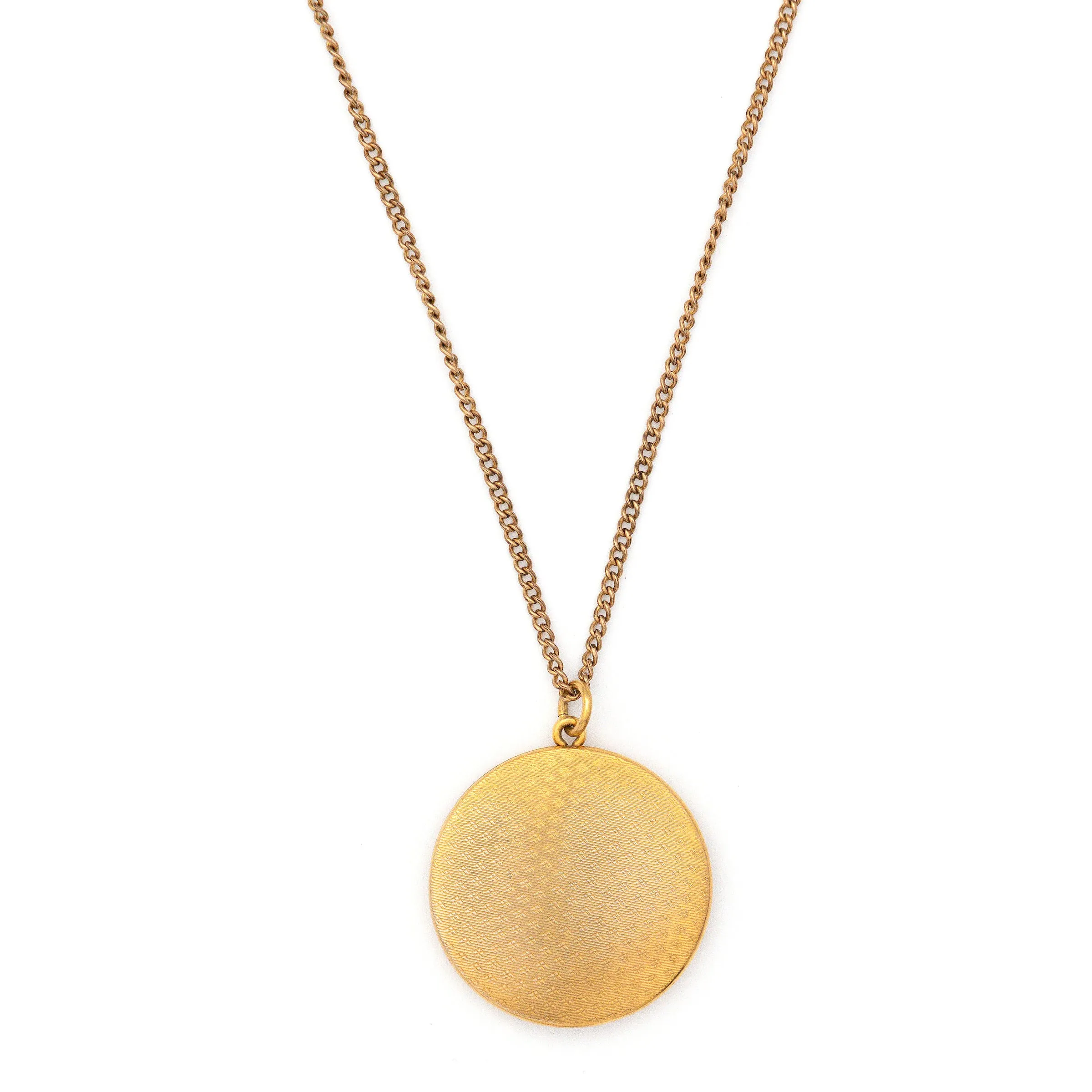 Textured Waves Antique Locket
