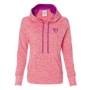 The Tara Hoodie - Fire Coral Magenta