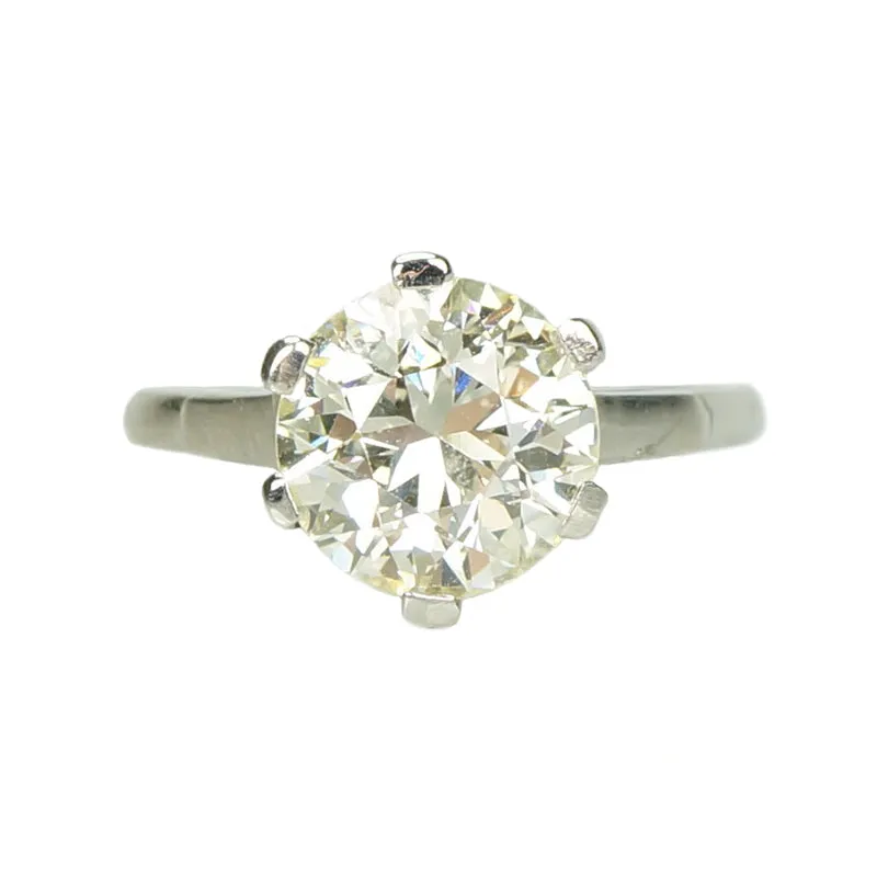 The Vintage 2 Carat Platinum Solitaire