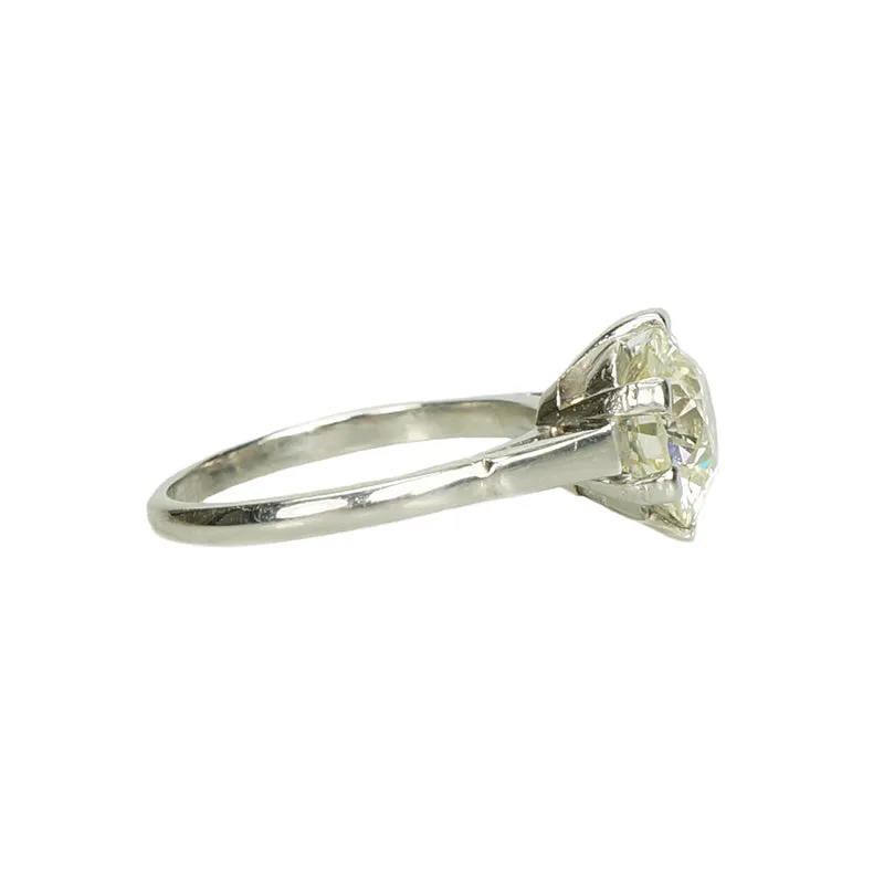 The Vintage 2 Carat Platinum Solitaire
