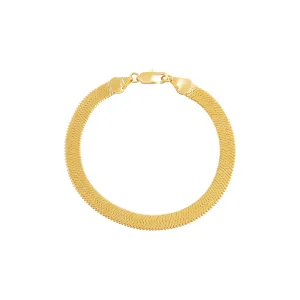 Thick Herringbone Bracelet