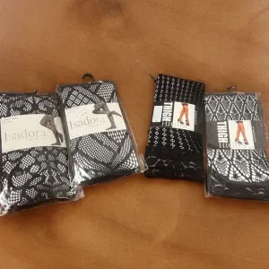 Thigh Highs/Isadora,Woman,Fashion Tights stockings,Black-Gray,one size,$14Each.!