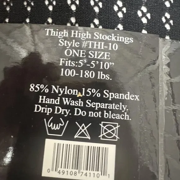 Thigh Highs/Isadora,Woman,Fashion Tights stockings,Black-Gray,one size,$14Each.!
