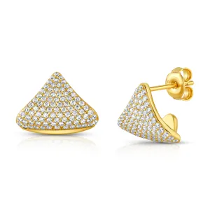 TRIANGLE WRAP HUGGIES, GOLD