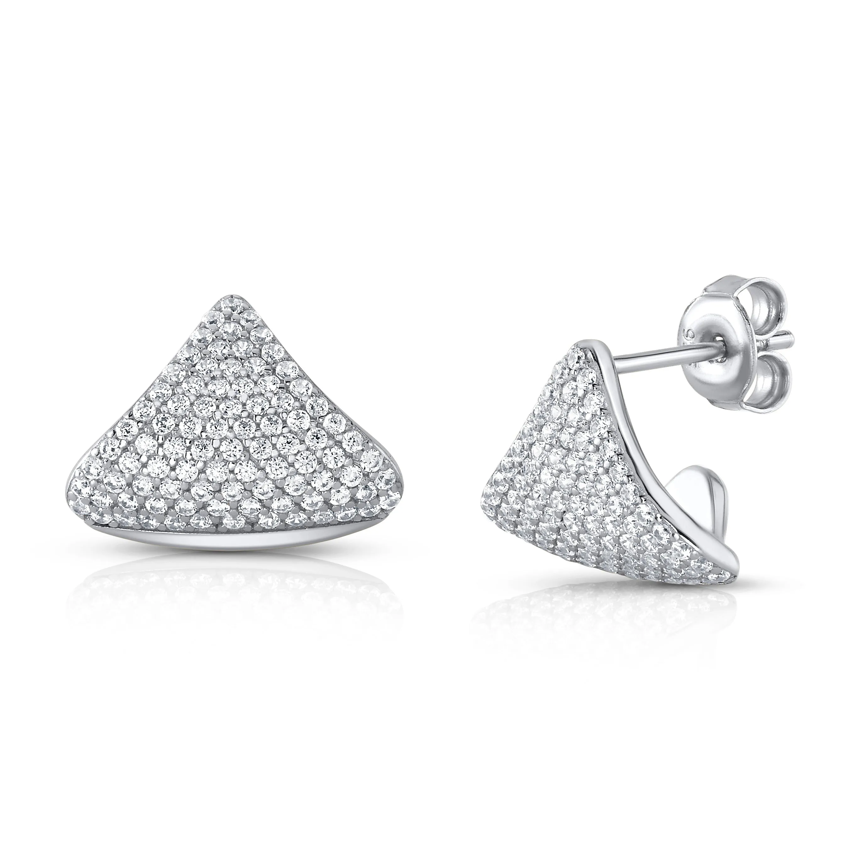 TRIANGLE WRAP HUGGIES, SILVER