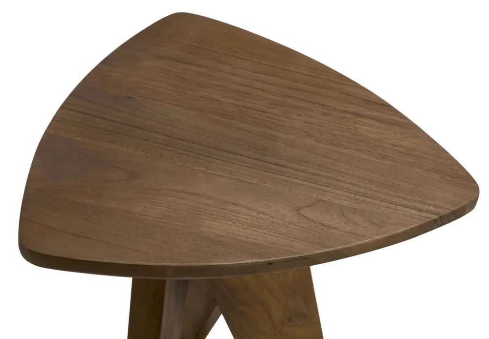 Twist Counter Stool, Teak