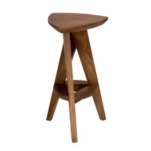 Twist Counter Stool, Teak