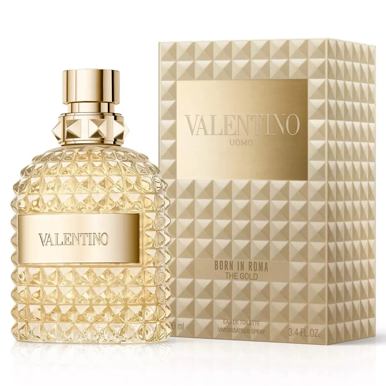 Valentino Uomo Born in Roma the Gold Perfume For Men EDT 100ml