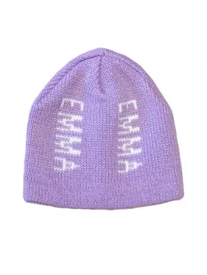 VERTICAL DOUBLE NAME HAT - REGULAR OR EARFLAP