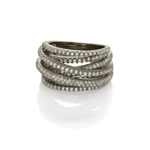 VIA RING, BR STERLING SILVER