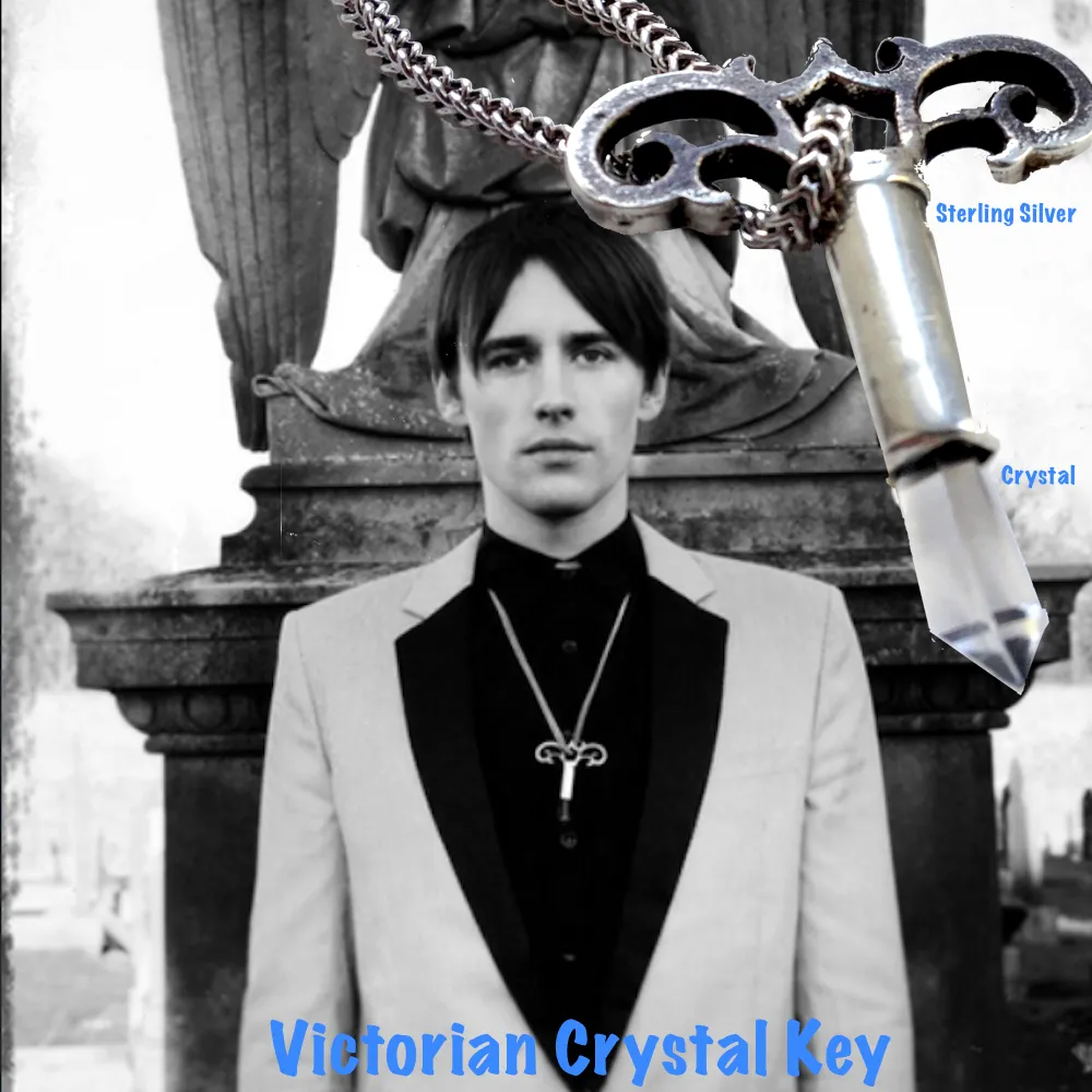 Victorian Crystal Key