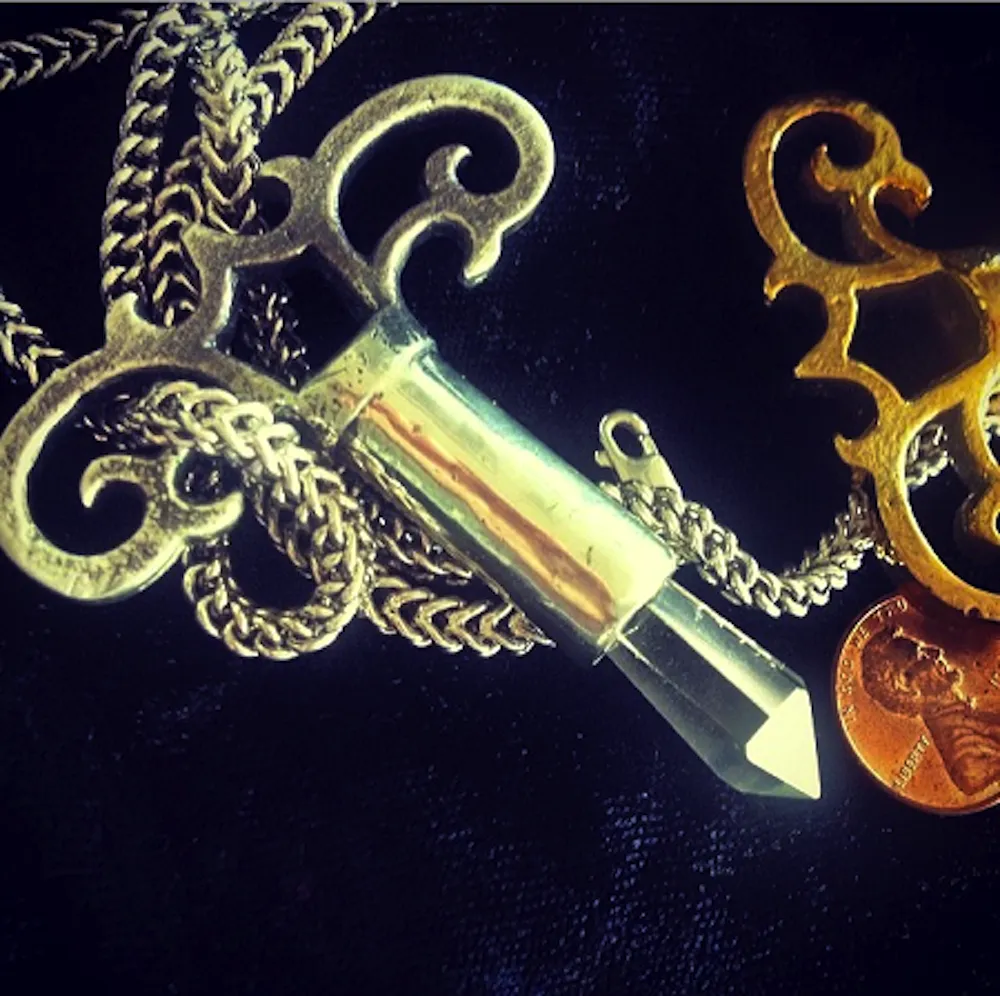 Victorian Crystal Key