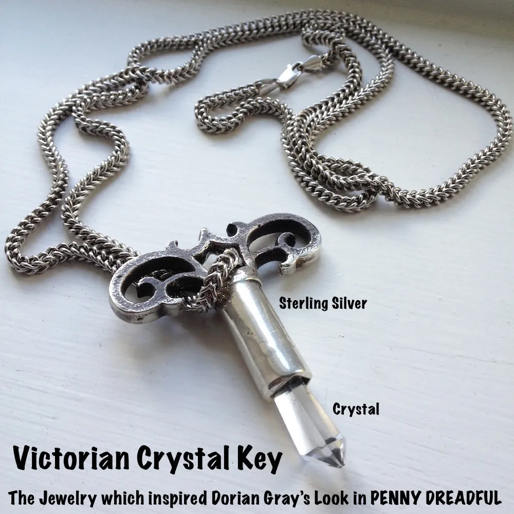 Victorian Crystal Key