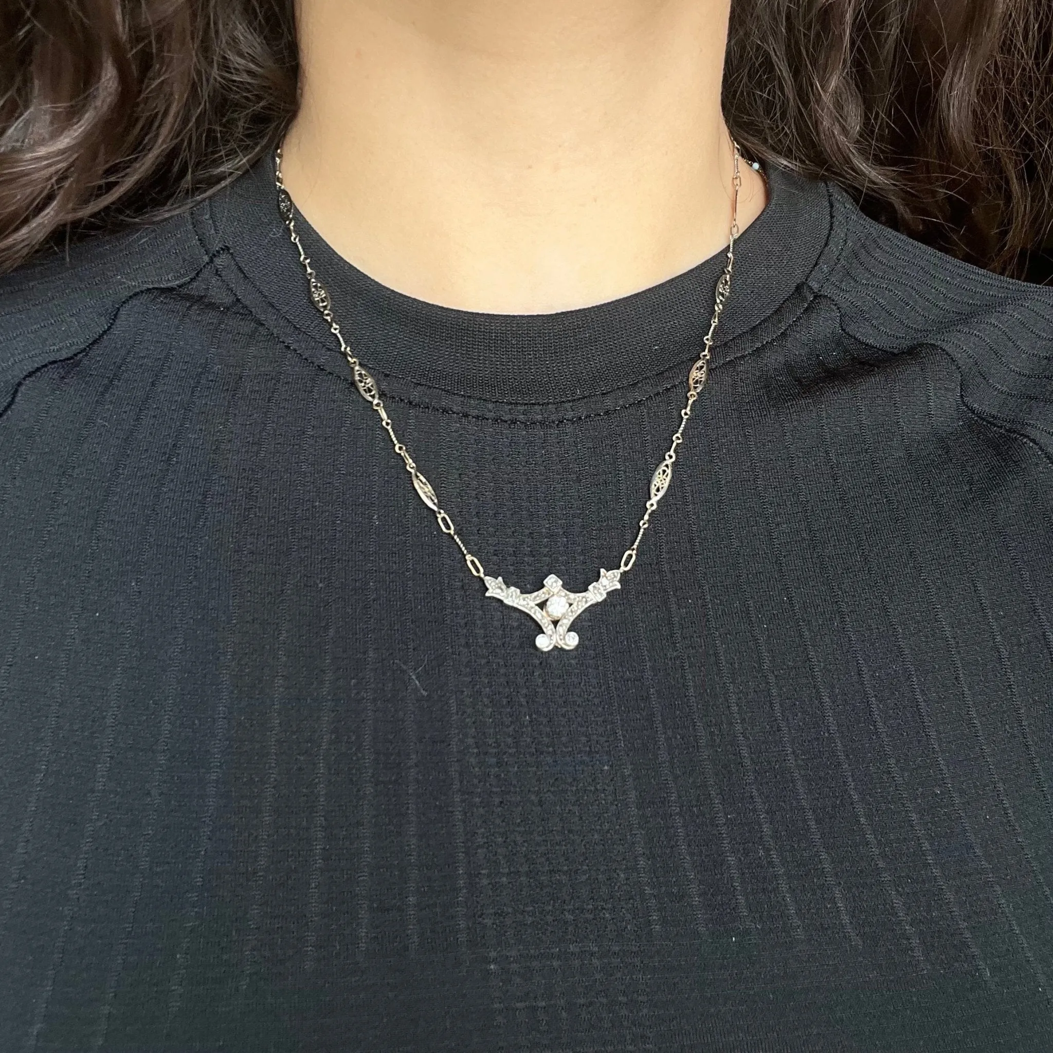 Victorian Diamond Pendant
