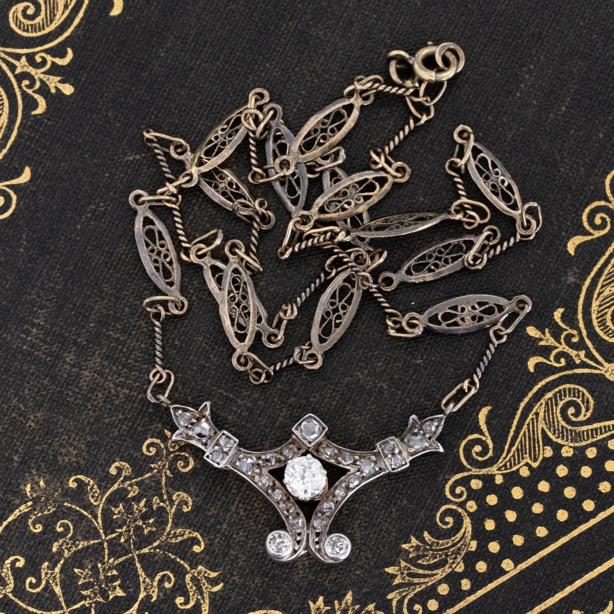 Victorian Diamond Pendant