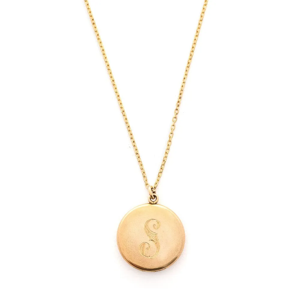 Victorian "S" Locket