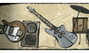 Vintage CK7784B Wallpaper Border