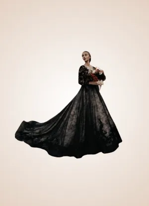 Vintage Gothic Wedding Dress