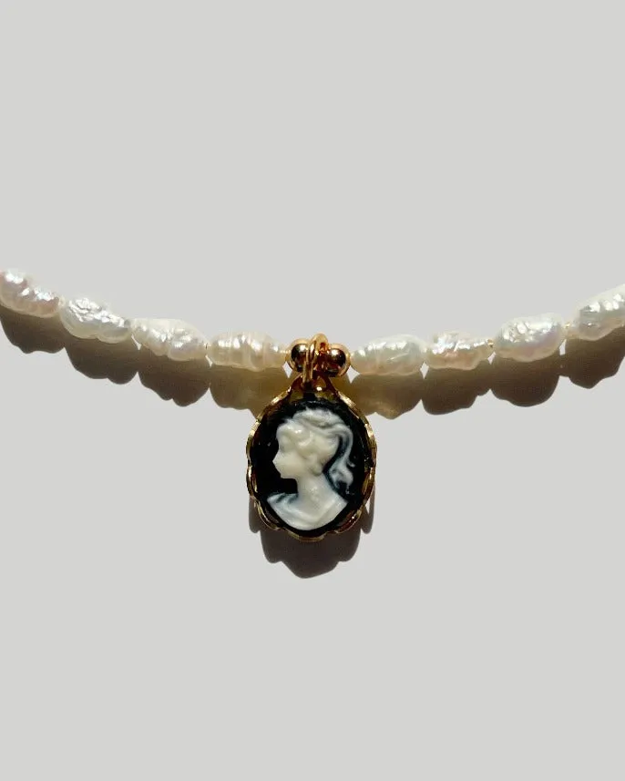 Vintage Victorian Cameo Necklace
