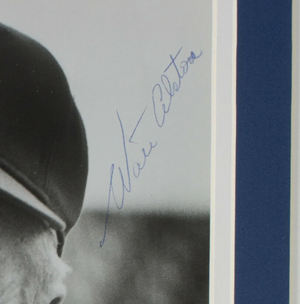 Walter Alston Signed Framed Los Angeles Dodgers 8x10 Photo BAS LOA