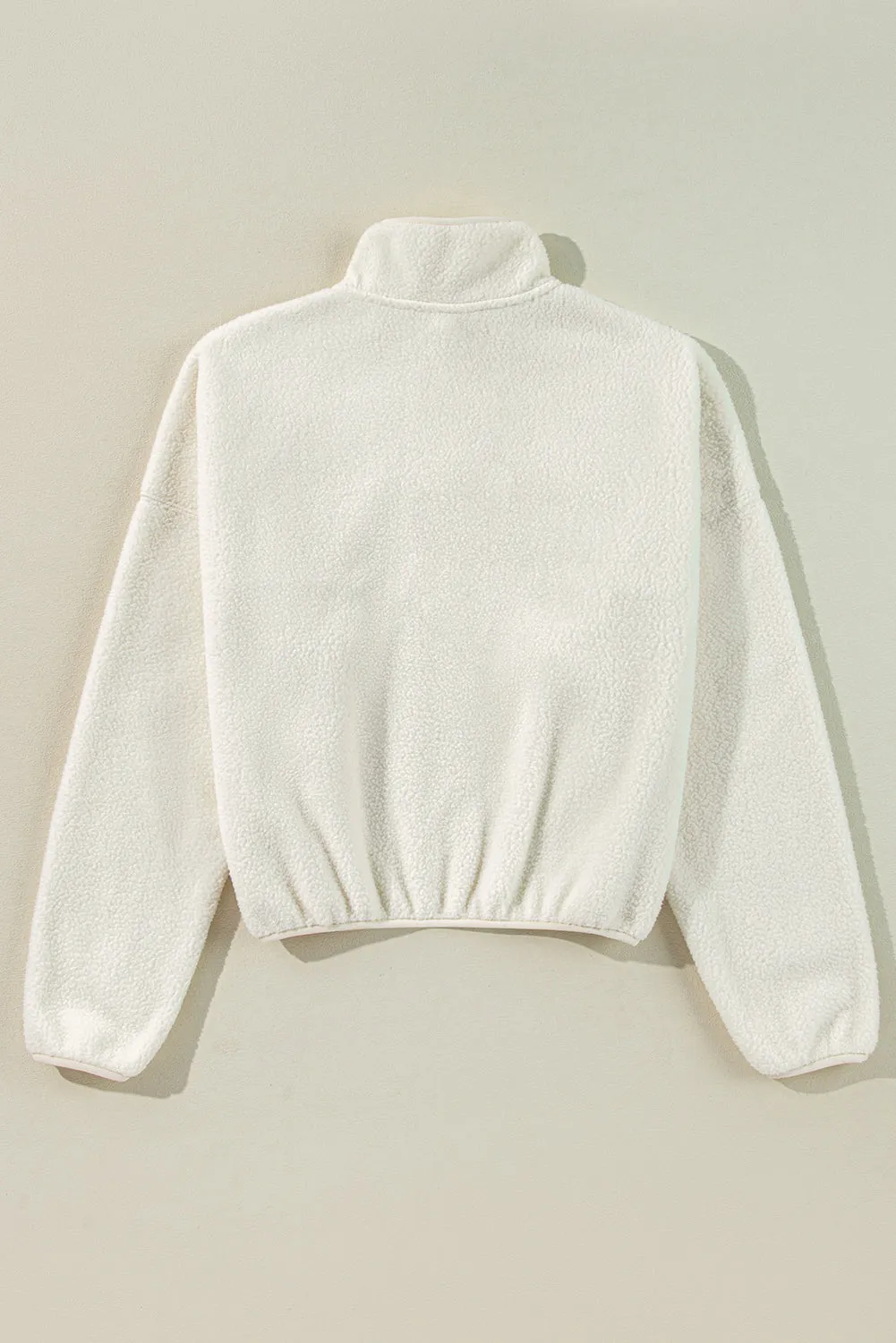 Warm Days Ahead White Sweatshirt Top