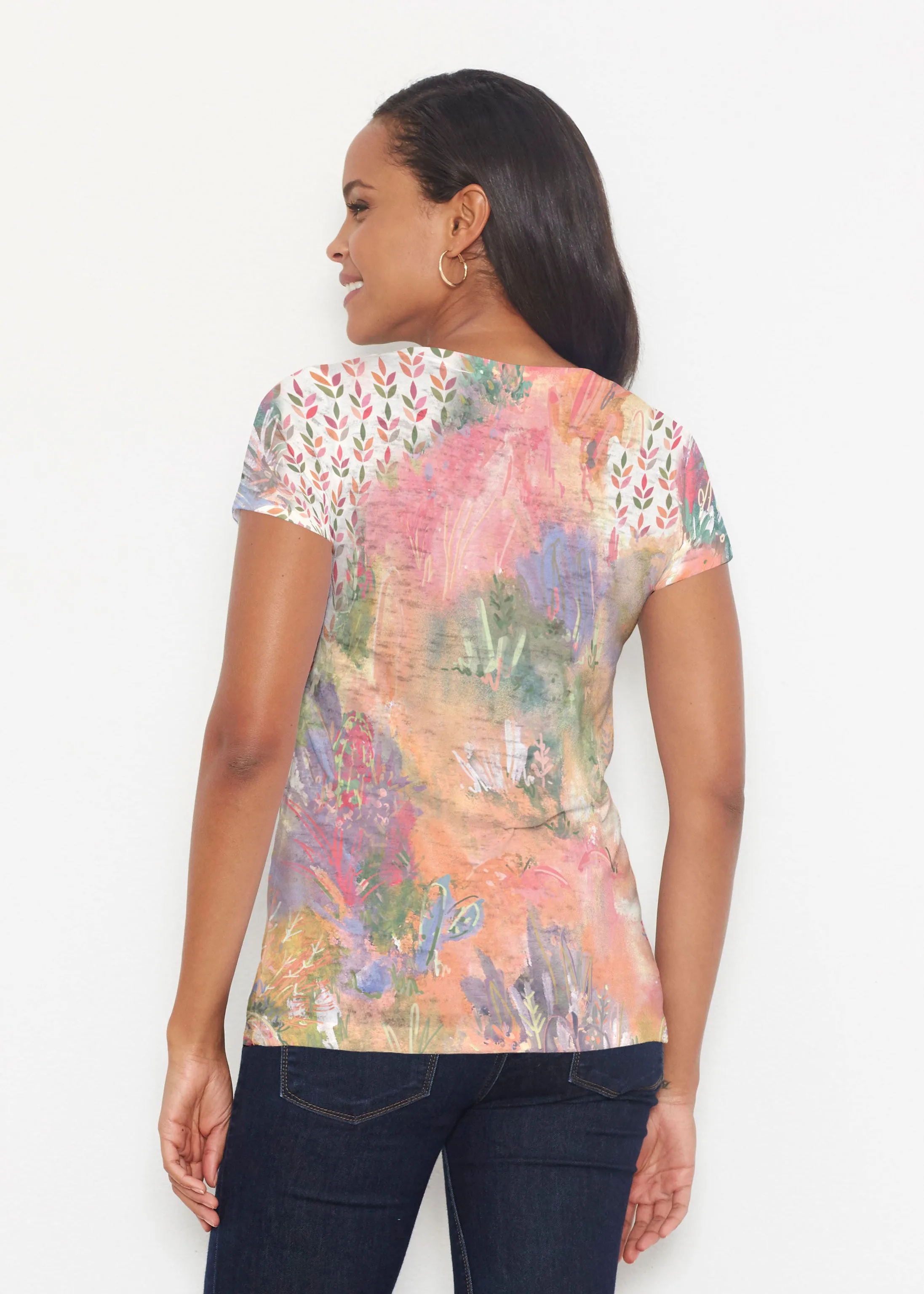 Warm Desert Vibes (17248) ~ Short Sleeve Scoop Shirt
