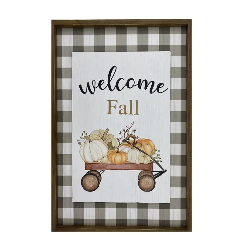 'Welcome Fall Wagon' Sign