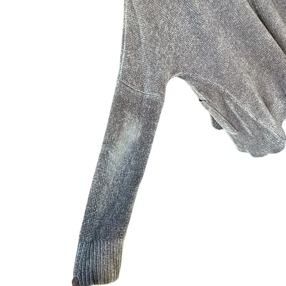 White House Black Market Modern Long Sleeve Chenille Cardigan soft cozy warm Med