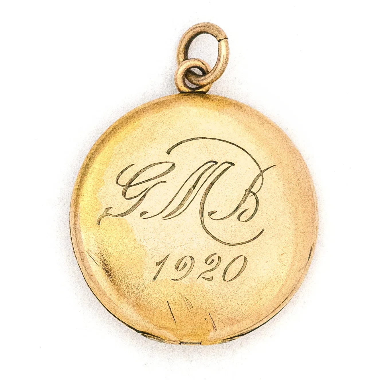 Wild Berry Art Nouveau Antique Locket