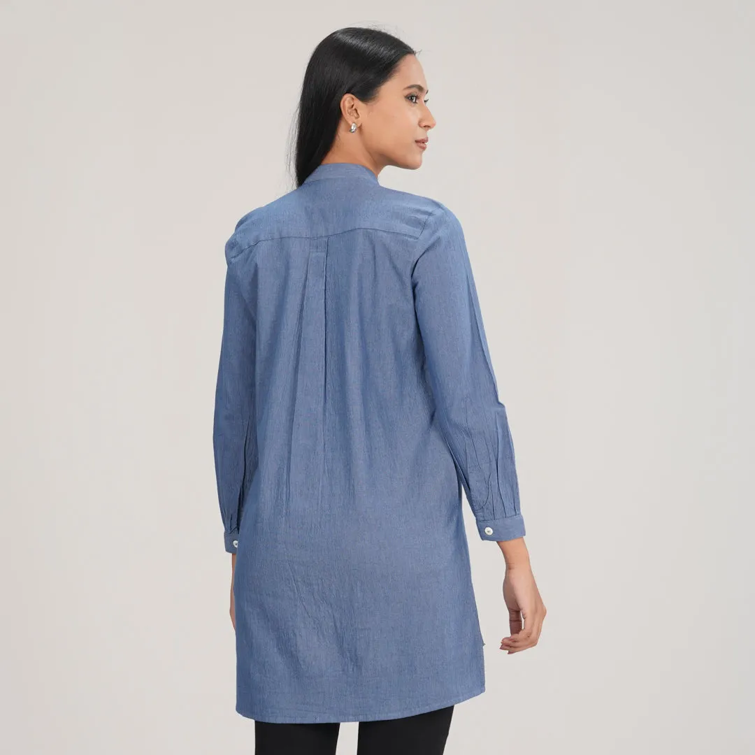 Women Sky Blue Shirt