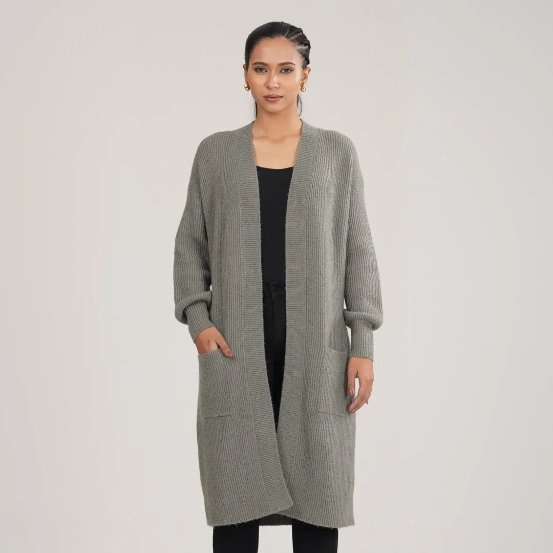 Womens Grey Sweater Shrug
