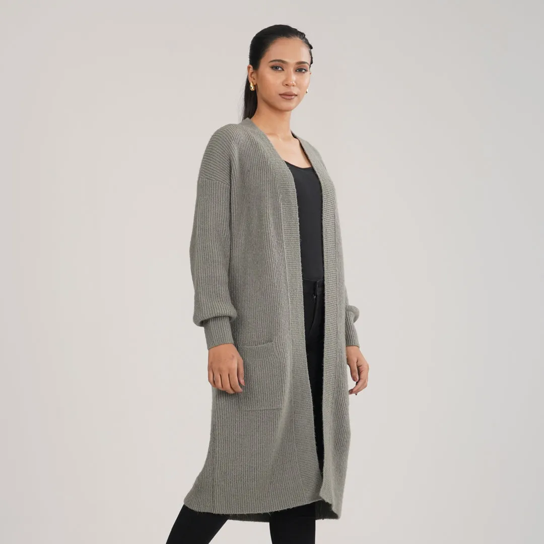 Womens Grey Sweater Shrug