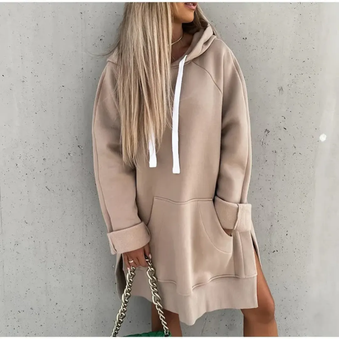 Women's Warm Oversized Hoodie | Long