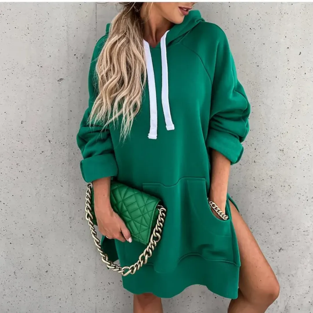 Women's Warm Oversized Hoodie | Long