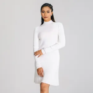 Womens White Sweater Dress