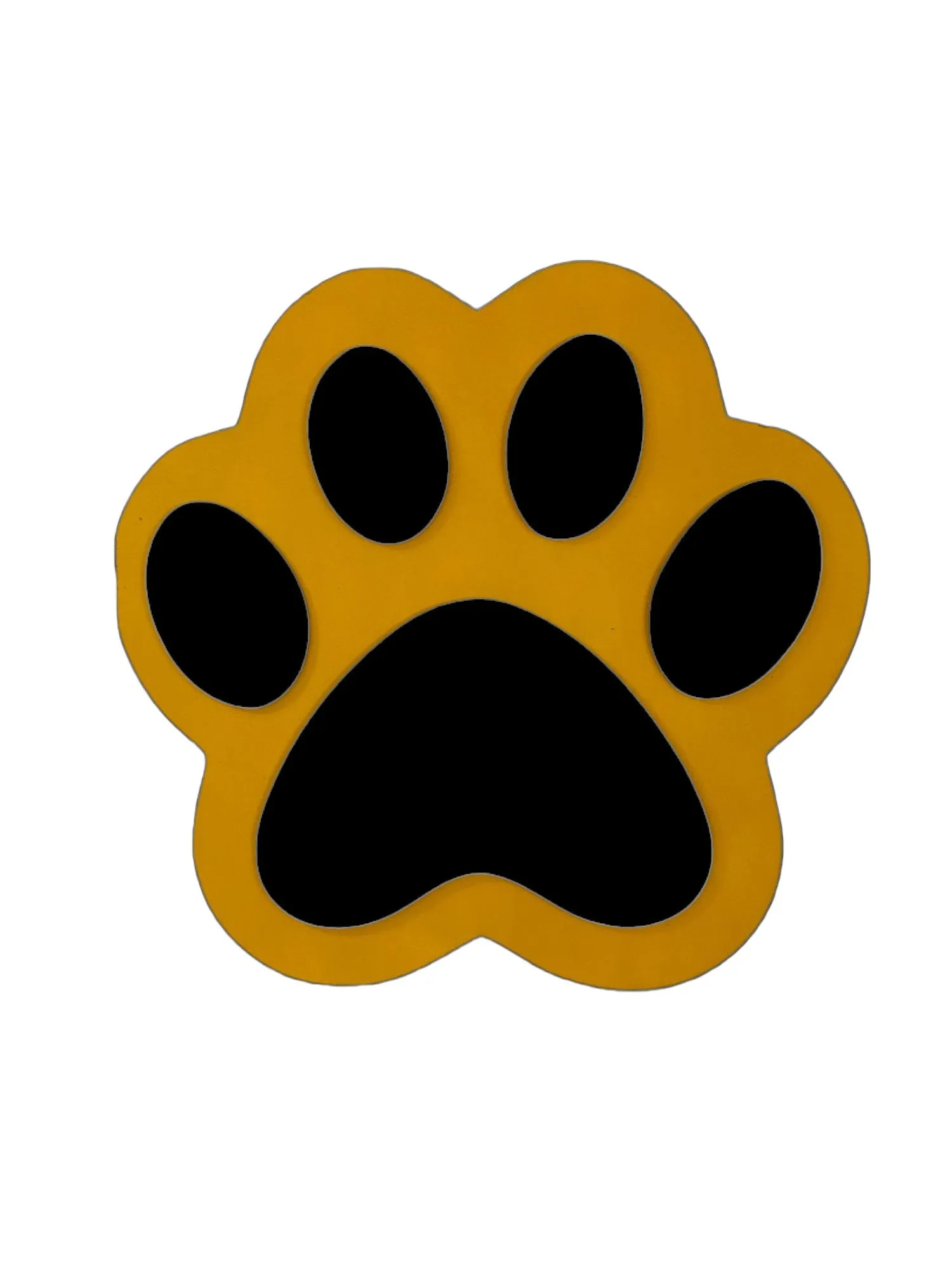Wooden Paw Print Door Hanger