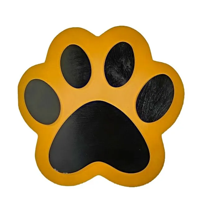Wooden Paw Print Door Hanger