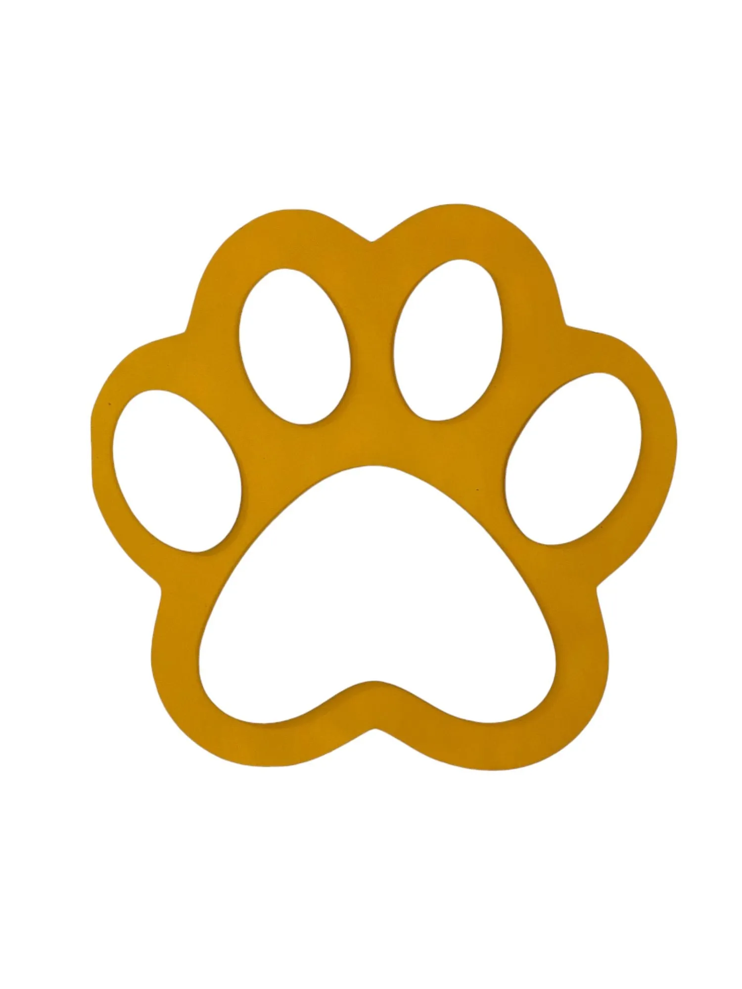 Wooden Paw Print Door Hanger