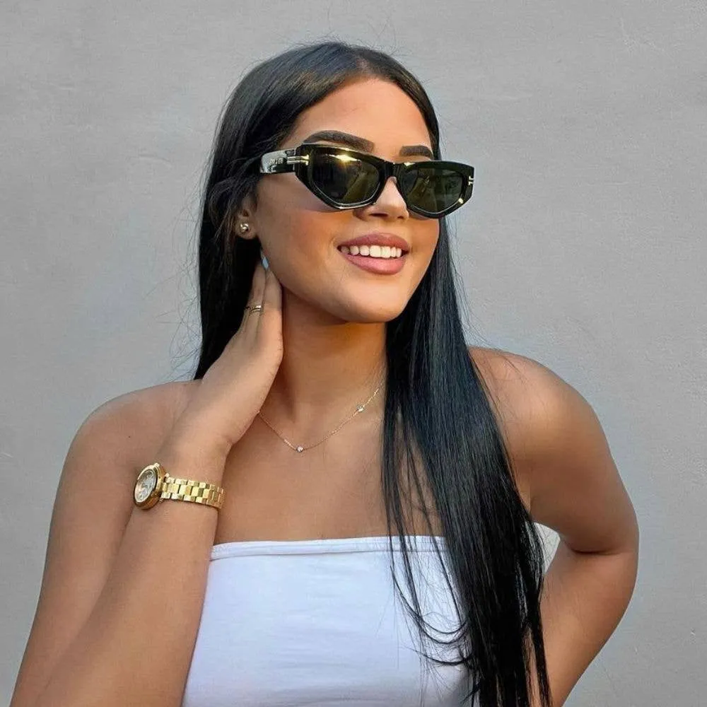 Wren Gold Accent Sunglasses